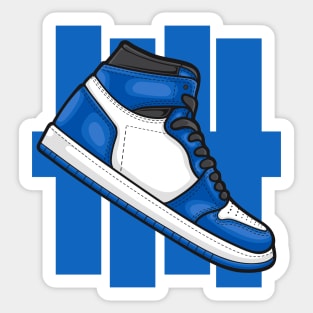 AJ 1 High UNV Blue Sneaker Sticker